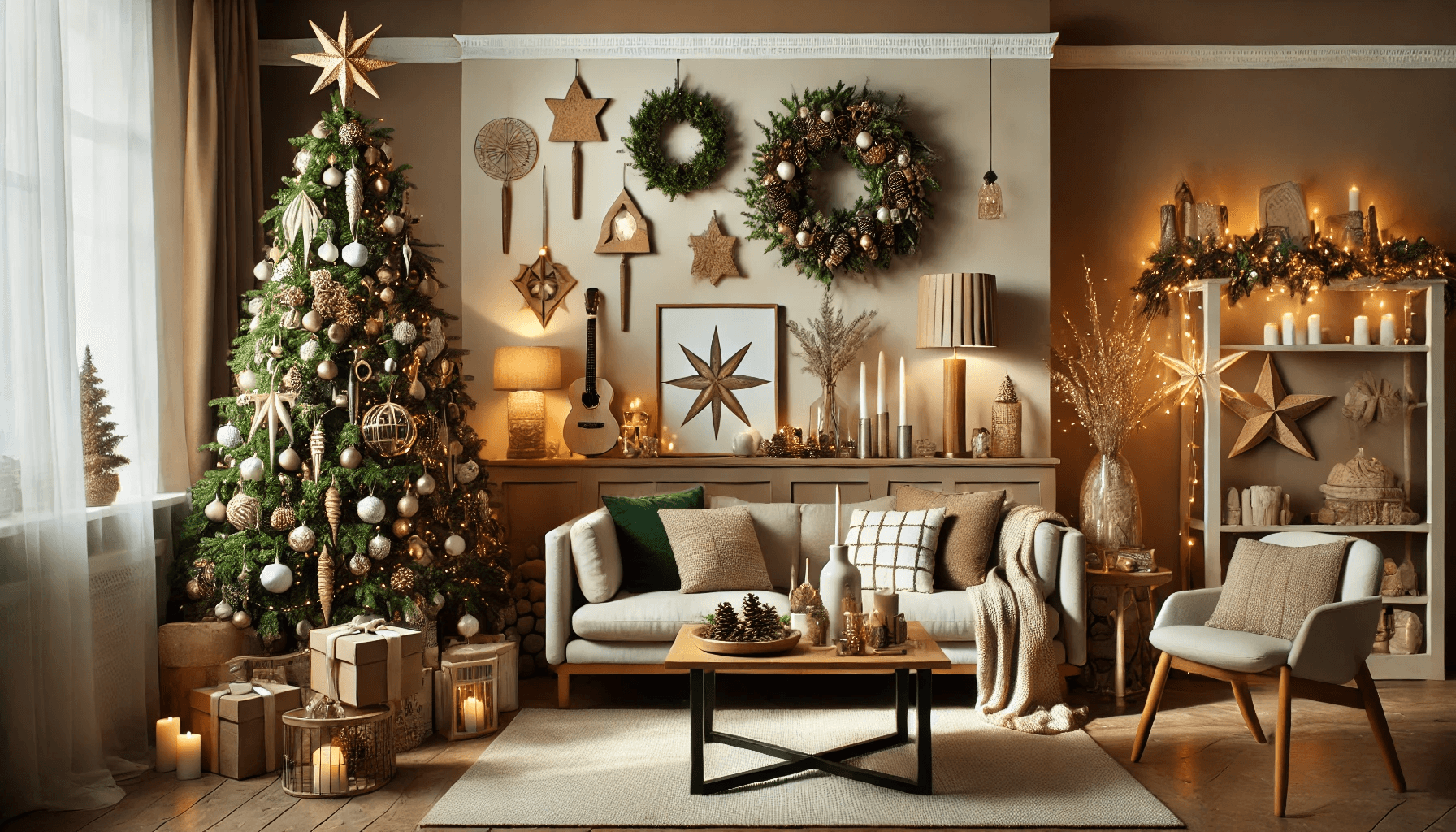 Tendências de Decoração de Natal 2024: As Principais Cores, Estilos e Temas Populares